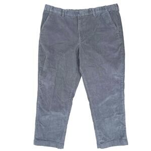 L.L.Bean Gray Corduroy Comfort Waist Men's Casual Pants - 42Wx29L